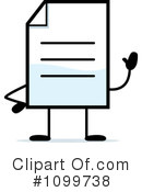 Document Clipart #1099738 by Cory Thoman