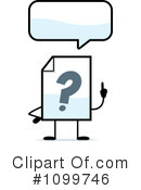 Document Clipart #1099746 by Cory Thoman