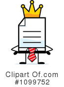 Document Clipart #1099752 by Cory Thoman