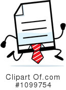 Document Clipart #1099754 by Cory Thoman