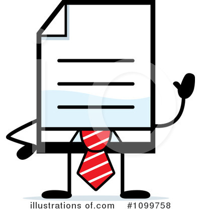 Royalty-Free (RF) Document Clipart Illustration by Cory Thoman - Stock Sample #1099758