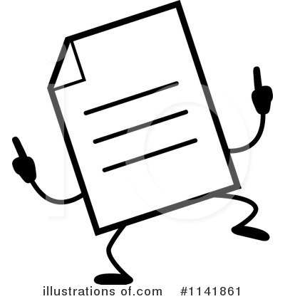 Royalty-Free (RF) Document Clipart Illustration by Cory Thoman - Stock Sample #1141861