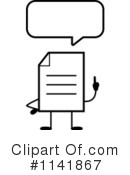 Document Clipart #1141867 by Cory Thoman