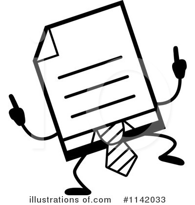 Royalty-Free (RF) Document Clipart Illustration by Cory Thoman - Stock Sample #1142033