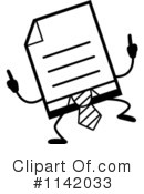 Document Clipart #1142033 by Cory Thoman