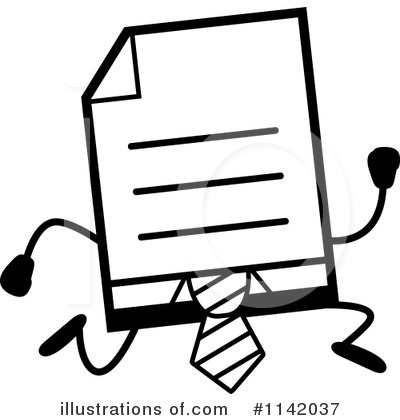 Royalty-Free (RF) Document Clipart Illustration by Cory Thoman - Stock Sample #1142037