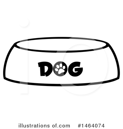 Dog Bowl Clipart #1464074 by Hit Toon