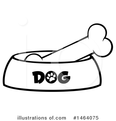 Dog Bowl Clipart #1464075 by Hit Toon