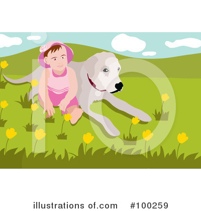 Royalty-Free (RF) Dog Clipart Illustration by mayawizard101 - Stock Sample #100259