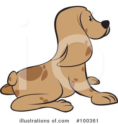 Royalty-Free (RF) Dog Clipart Illustration by Lal Perera - Stock Sample #100361