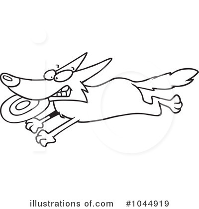 Royalty-Free (RF) Dog Clipart Illustration by toonaday - Stock Sample #1044919