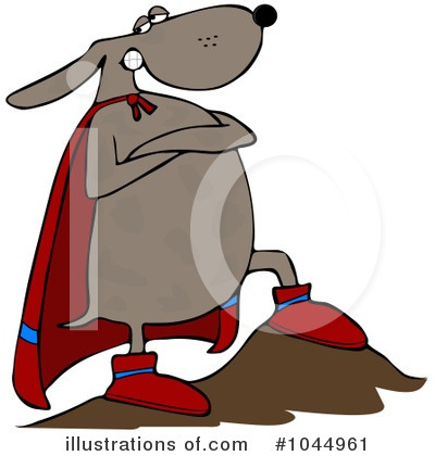 Royalty-Free (RF) Dog Clipart Illustration by djart - Stock Sample #1044961