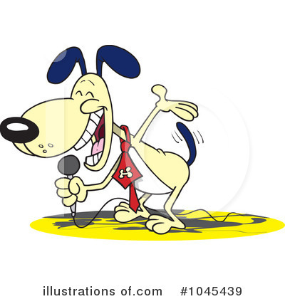 Royalty-Free (RF) Dog Clipart Illustration by toonaday - Stock Sample #1045439