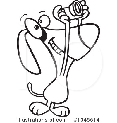 Royalty-Free (RF) Dog Clipart Illustration by toonaday - Stock Sample #1045614