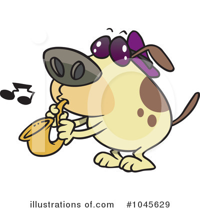 Saxophone Clipart #1045629 by toonaday