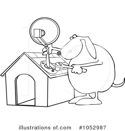 Royalty-Free (RF) Dog Clipart Illustration by djart - Stock Sample #1052987