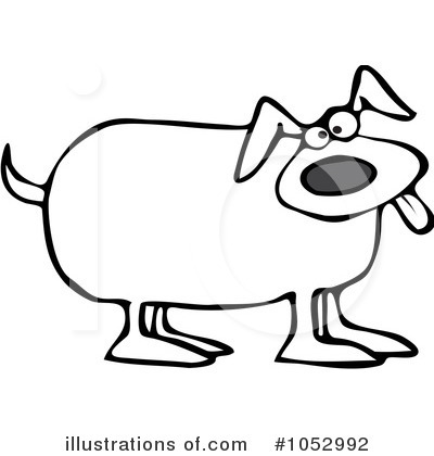 Royalty-Free (RF) Dog Clipart Illustration by djart - Stock Sample #1052992