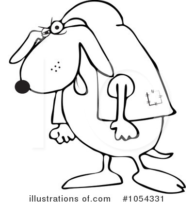 Royalty-Free (RF) Dog Clipart Illustration by djart - Stock Sample #1054331
