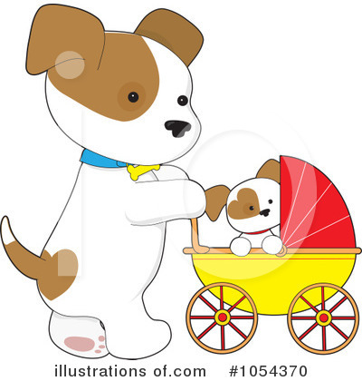 Royalty-Free (RF) Dog Clipart Illustration by Maria Bell - Stock Sample #1054370