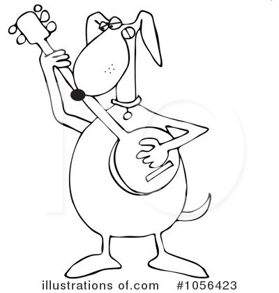Royalty-Free (RF) Dog Clipart Illustration by djart - Stock Sample #1056423