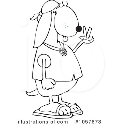 Royalty-Free (RF) Dog Clipart Illustration by djart - Stock Sample #1057873