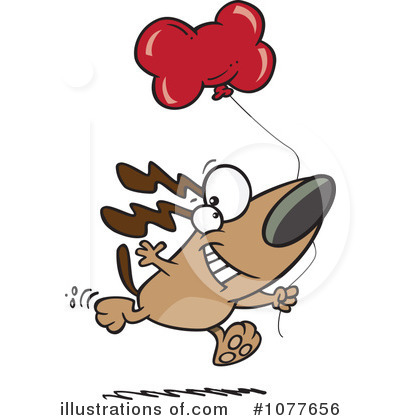 Royalty-Free (RF) Dog Clipart Illustration by toonaday - Stock Sample #1077656