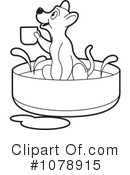 Dog Clipart #1078915 by Lal Perera