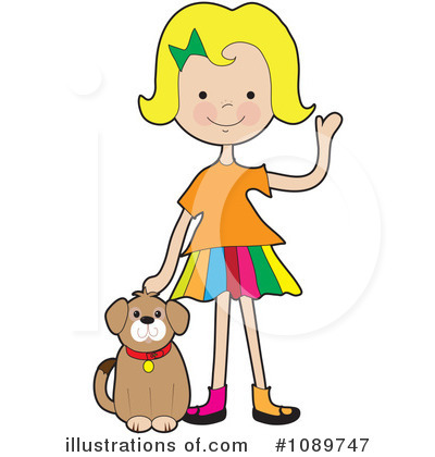 Royalty-Free (RF) Dog Clipart Illustration by Maria Bell - Stock Sample #1089747
