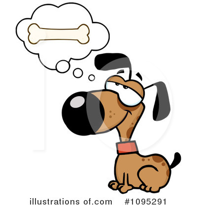 Dog Bone Clipart #1095291 by Hit Toon