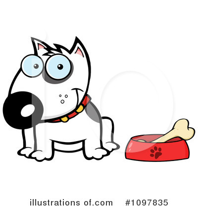 Dog Bowl Clipart #1097835 by Hit Toon