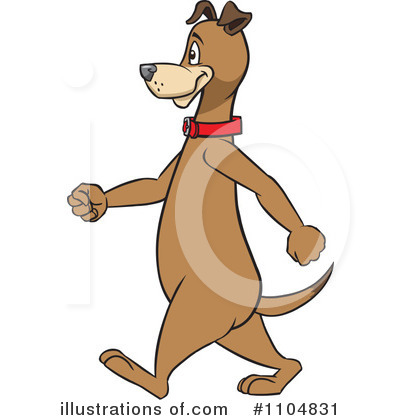 Royalty-Free (RF) Dog Clipart Illustration by Cartoon Solutions - Stock Sample #1104831