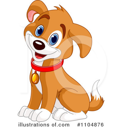 Royalty-Free (RF) Dog Clipart Illustration by Pushkin - Stock Sample #1104876