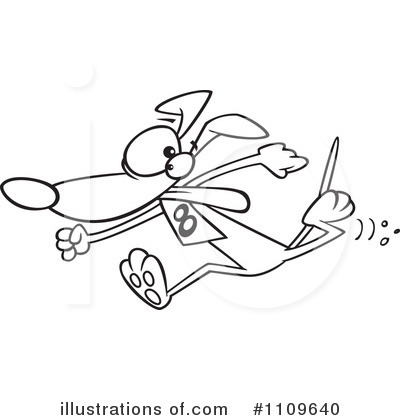 Royalty-Free (RF) Dog Clipart Illustration by toonaday - Stock Sample #1109640