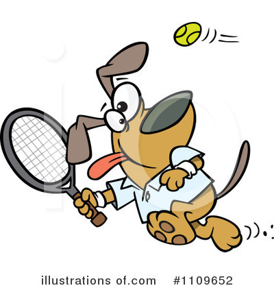Royalty-Free (RF) Dog Clipart Illustration by toonaday - Stock Sample #1109652