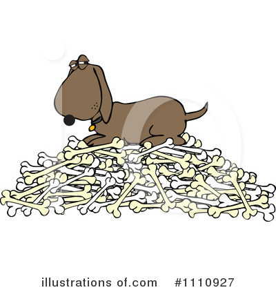 Royalty-Free (RF) Dog Clipart Illustration by djart - Stock Sample #1110927