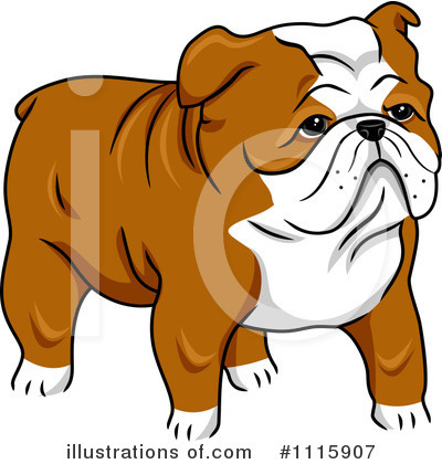 English Bulldog Clipart #1115907 by BNP Design Studio