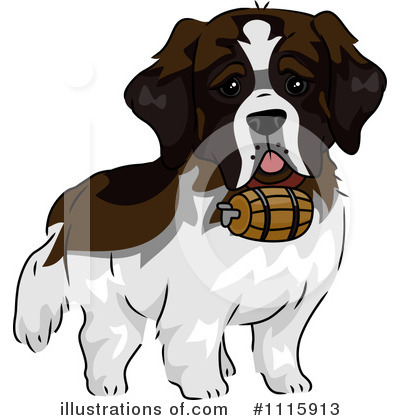Royalty-Free (RF) Dog Clipart Illustration by BNP Design Studio - Stock Sample #1115913
