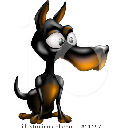 Royalty-Free (RF) Dog Clipart Illustration by AtStockIllustration - Stock Sample #11197