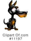 Dog Clipart #11197 by AtStockIllustration