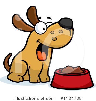 Dog Food Clipart #1124738 by Cory Thoman