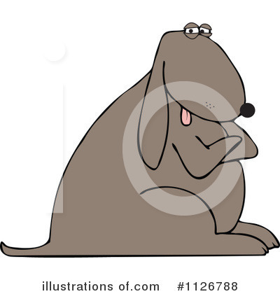 Royalty-Free (RF) Dog Clipart Illustration by djart - Stock Sample #1126788