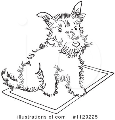 Scottish Terrier Clipart #1129225 by Picsburg