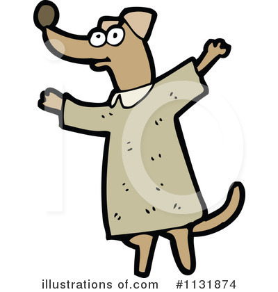 Royalty-Free (RF) Dog Clipart Illustration by lineartestpilot - Stock Sample #1131874