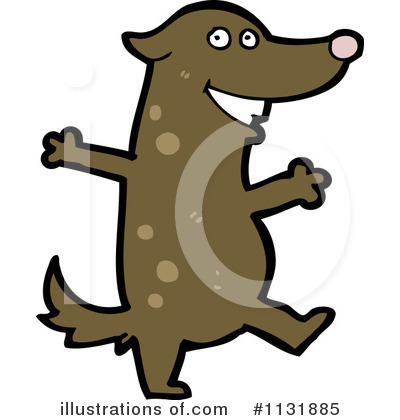 Royalty-Free (RF) Dog Clipart Illustration by lineartestpilot - Stock Sample #1131885