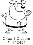 Dog Clipart #1142481 by Cory Thoman