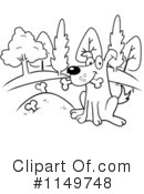 Dog Clipart #1149748 by Cory Thoman