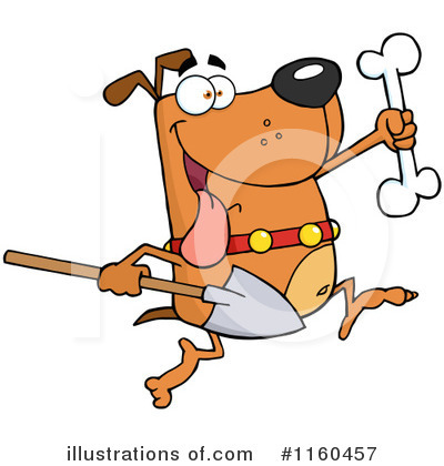 Dog Bone Clipart #1160457 by Hit Toon