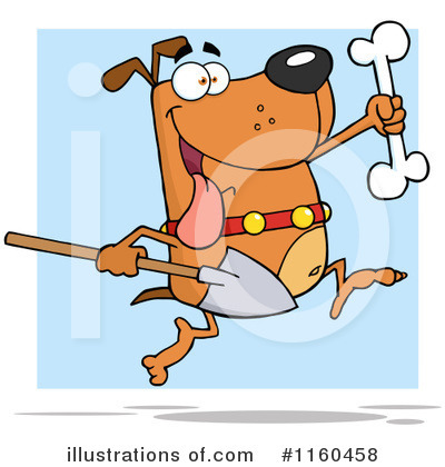 Royalty-Free (RF) Dog Clipart Illustration by Hit Toon - Stock Sample #1160458