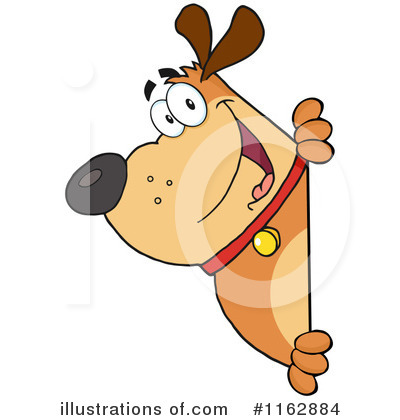 Royalty-Free (RF) Dog Clipart Illustration by Hit Toon - Stock Sample #1162884