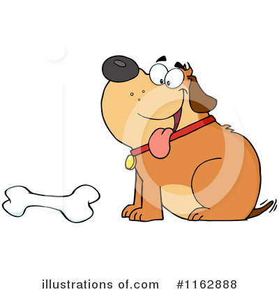 Royalty-Free (RF) Dog Clipart Illustration by Hit Toon - Stock Sample #1162888